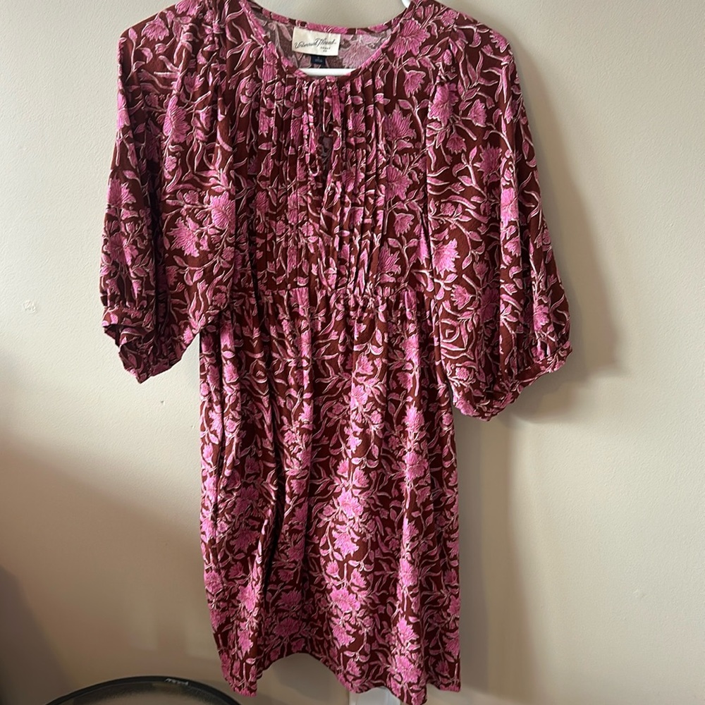 Pink Floral Dress